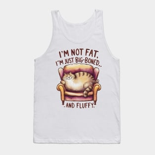 Cat Lover - Big Boned and Fluffy Tank Top